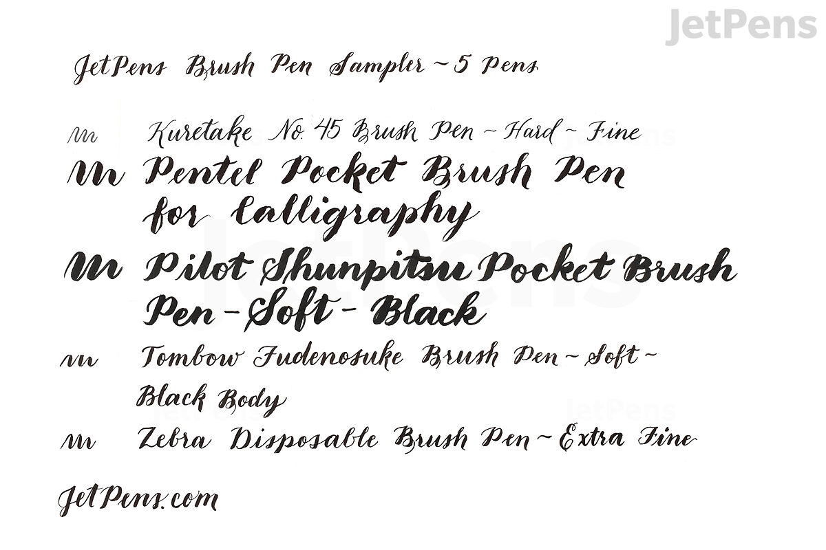  JetPens Kuretake Brush Pen Sampler