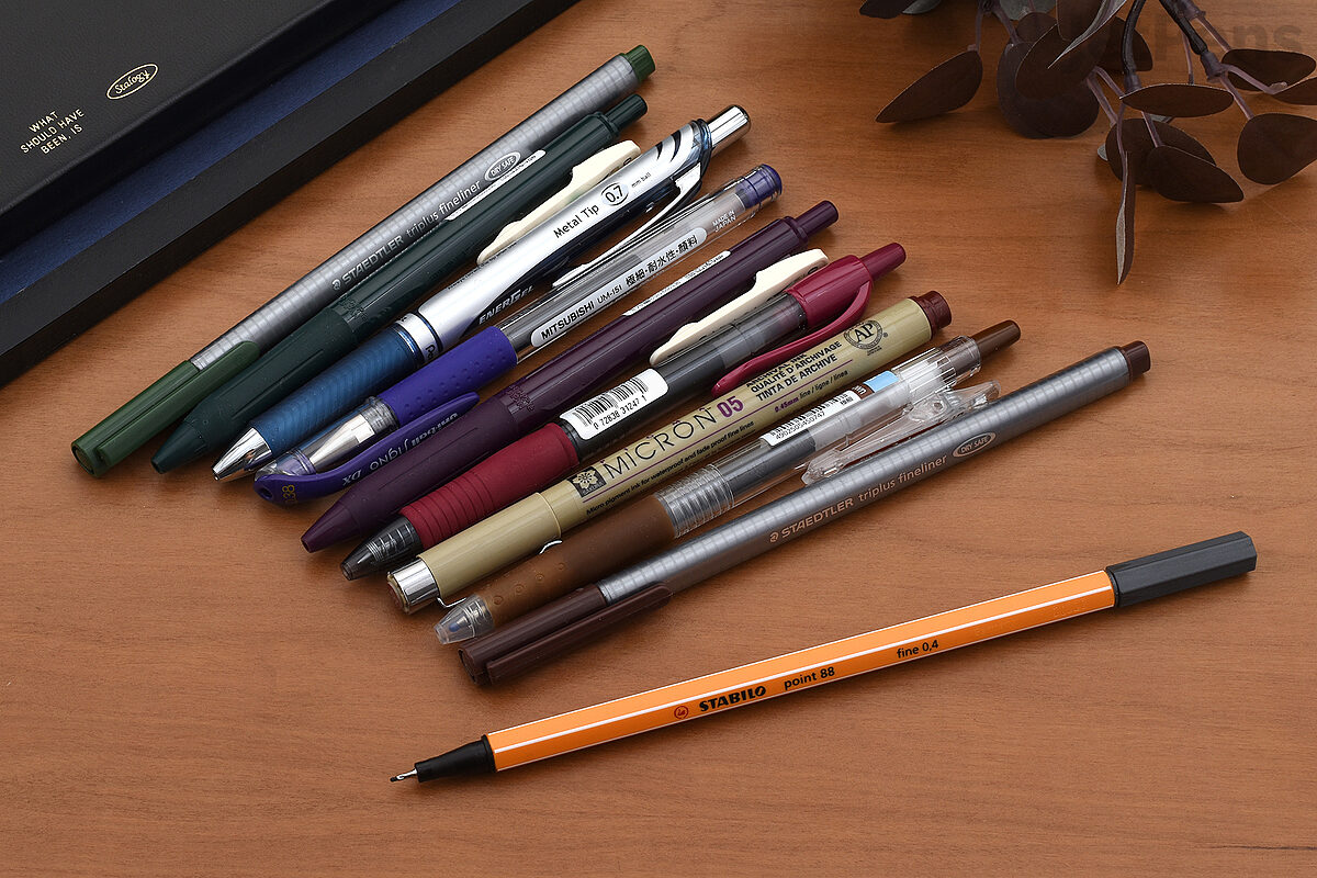 Blue Black Pen Sampler Set