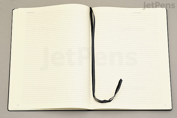 Leuchtturm1917 Hardcover Master Slim Ruled Notebook Black