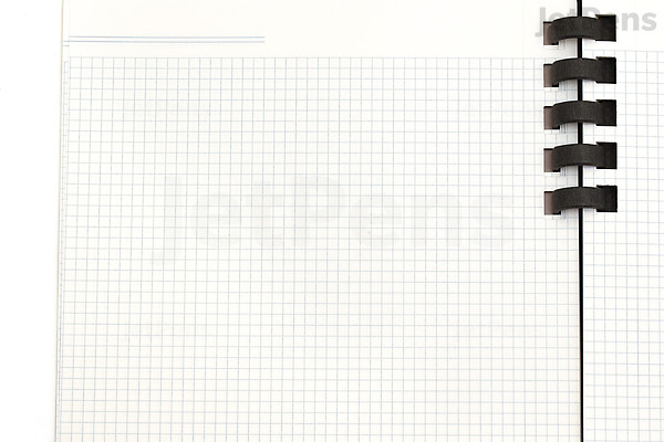 Nakabayashi W/U Paper Ring Notebook - A5 Slim - 2.5 mm Graph - Navy ...