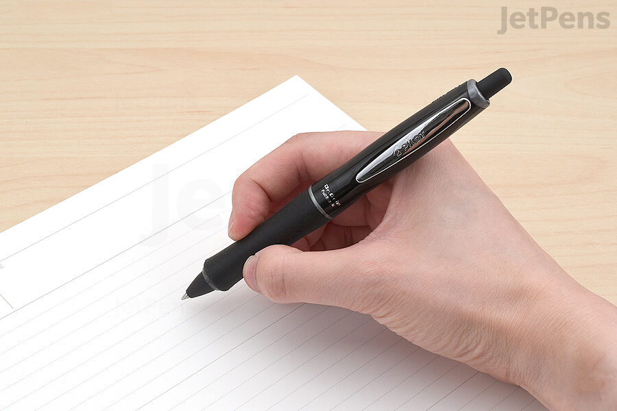 The Pilot Dr. Grip Ballpoint Pen is the best ergonomic pen.