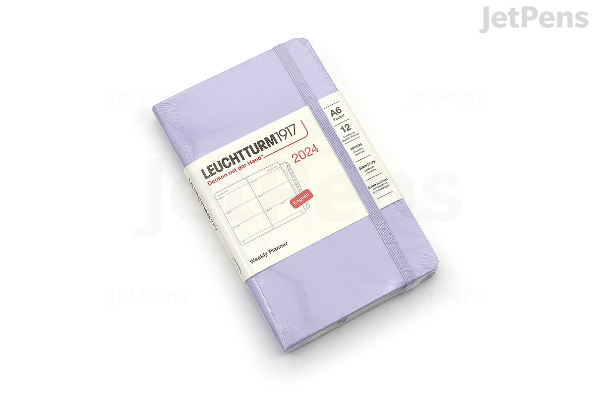 LEUCHTTURM1917 Weekly Planner Softcover Agenda 2024 Pocket A6 Lilac