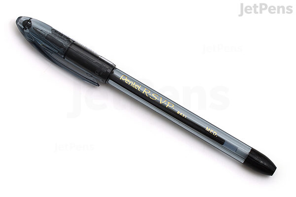 Pentel R.S.V.P. Ballpoint Pen, Black, Bold 1.0 mm