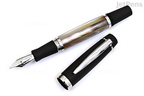 Opus 88 Mother Of Pearl Fountain Pen - Black Shell - 1.5 mm Stub - OPUS 88 98031502-1.5 Opus 88 Mother Of Pearl Fountain Pen - Black Shell - 1.5 mm Stub - OPUS 88 98031502-1.5