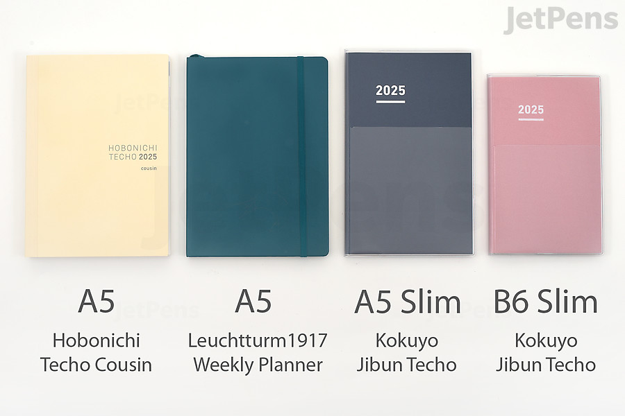 The Kokuyo Jibun Techo is available in two sizes that are slightly different than standardized sizes.