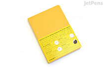 Stalogy Editor's Series 365Days Notebook - A6 - Grid - Yellow - STALOGY S4114