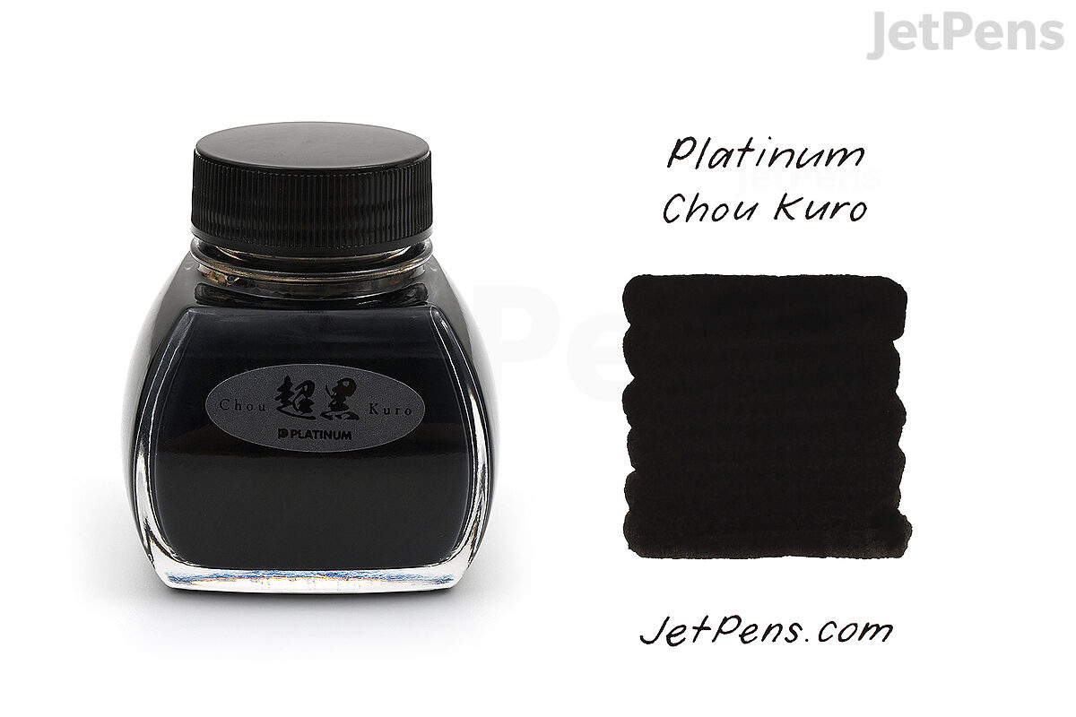 I tried Platinum's new super black ink : r/fountainpens