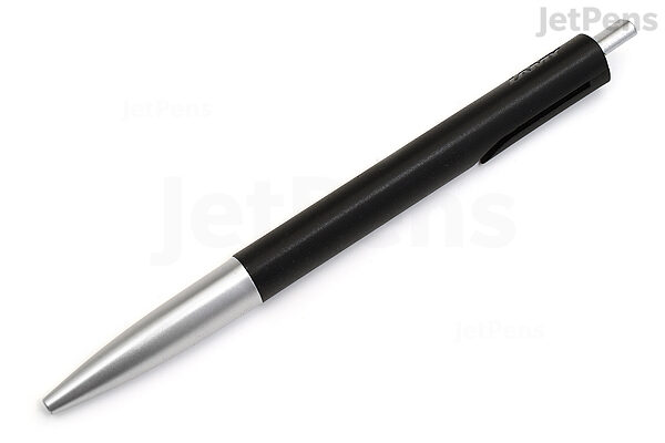 LAMY Noto Ballpoint Pen - Medium Point - Black/Silver Body | JetPens