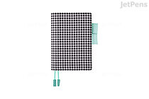 Hobonichi Techo 2024 Cover Only - A6 - Gingham (Black) - HOBONICHI 1-ORC-24-004