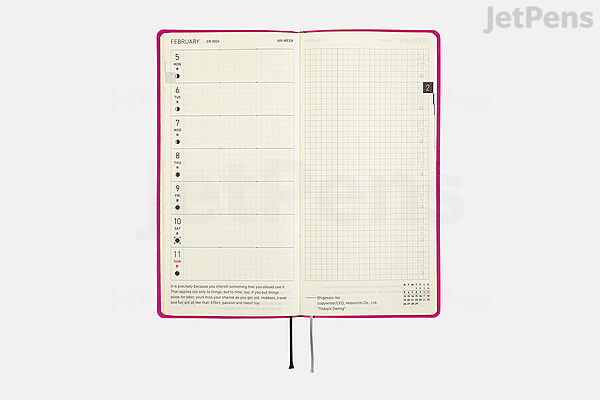 Kalender 23/24 Leuchtturm1917 A5 v/notes soft Lilac