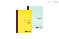 Hobonichi Techo Book Only - Original Avec A6 Japanese - 2 Half Year Techo Book Set - 2024 Jan Start - HOBONICHI 8-ORB-24-017