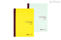 Hobonichi Techo Book Only - Cousin Avec A5 Japanese - 2 Half Year Techo Book Set - 2024 Jan Start - HOBONICHI 9-CSB-24-015