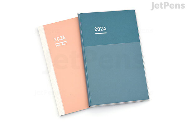 Kokuyo Jibun Techo DAYs Diary 2024 - A5 Slim - Blue