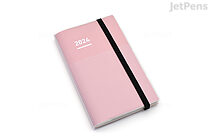 Kokuyo Jibun Techo First Kit Standard Cover - A5 Slim - Pink - 2024 Jan Start - KOKUYO JF1P-24