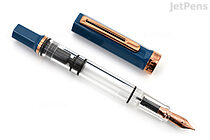 TWSBI ECO Indigo Blue Bronze Fountain Pen - Fine Nib - Limited Edition - TWSBI M7449570