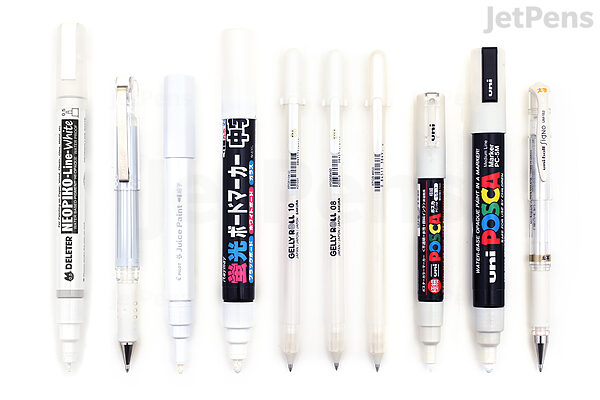 White Ink Pens: Great for Artistic Highlights and Corrections