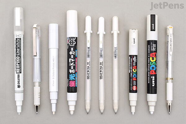 JetPens.com - JetPens White Ink Pen Sampler
