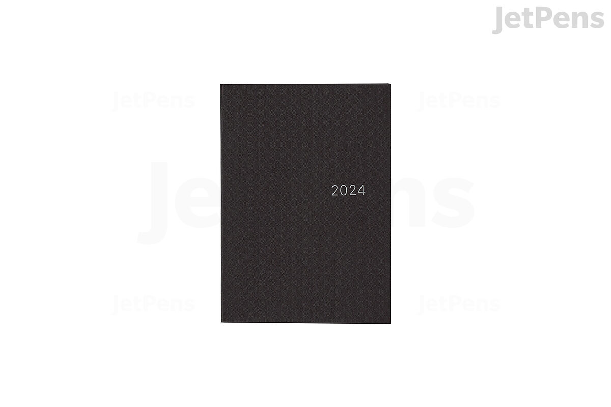 A6 2024 Agenda / Japanese Flowers on Black / 16 Months / 10x15cm / Back to  School / Handbag 