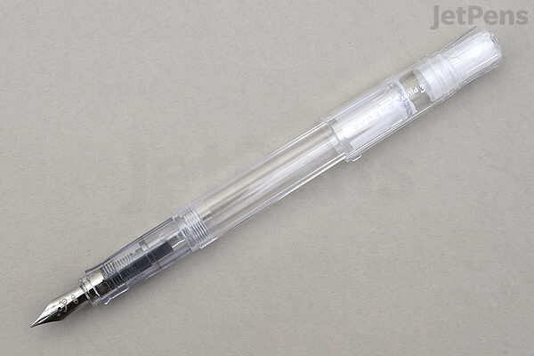 Pilot Transparent Penmanship Fountain/Calligraphy Pen Ergo Grip Extra Fine  NibClear/Black Marker Japanese Pen for