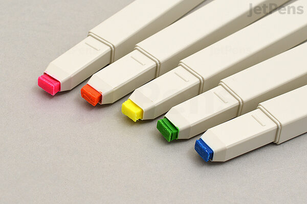 Kokuyo PASTA Markers - 5 Fluorescent Colors