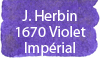 J. Herbin 1670 Anniversary Violet Impérial
