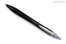 Uni Jetstream Standard Ballpoint Pen - 0.38 mm - Blue Ink - Black Body - UNI SXN15038.33