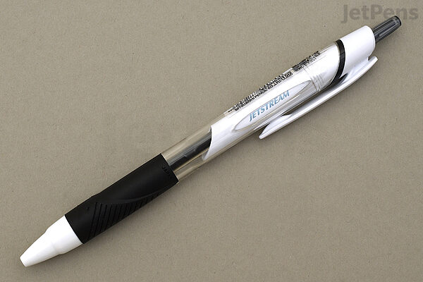 Life & Pieces - Transparent Slim Ballpoint Pen - 0.5mm - Black