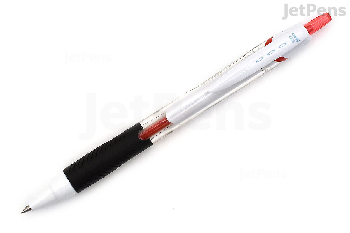 Uni Ballpoint Pen Jetstream 3 Color Black,Red,Blue Ink 0.5mm,Transparent Black
