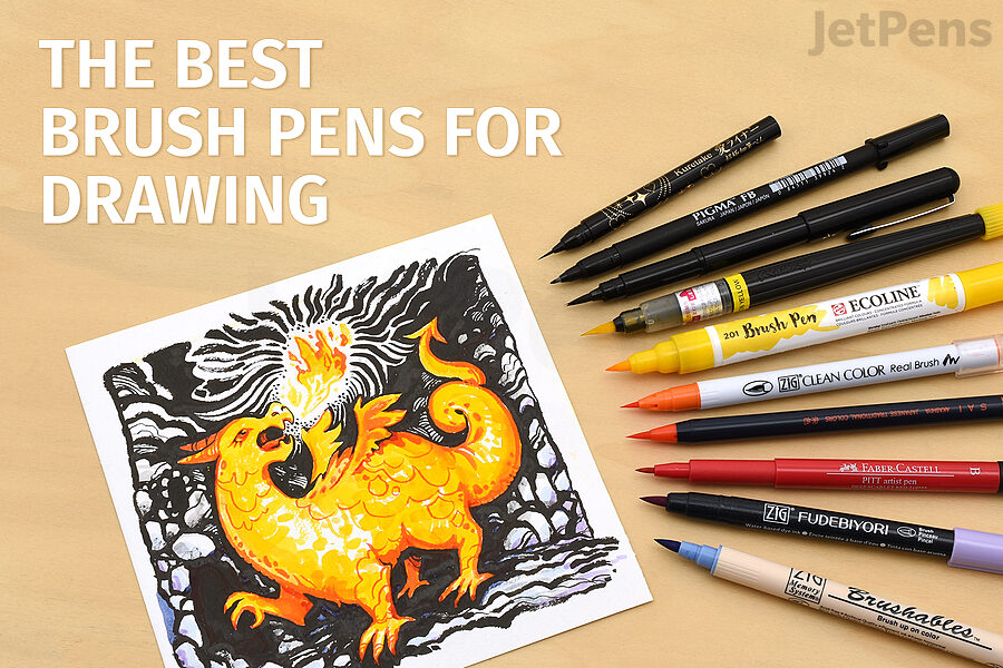 The Best Set of Black Disposable Drawing Pens for Artists and