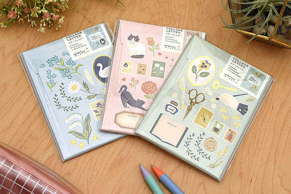 Stationery Collage Letter Set Stationery Collage Letter Set