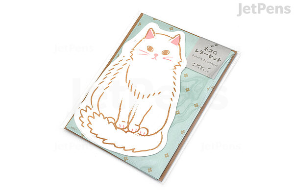 Midori Letter Set - Collage Cat