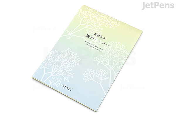 Gypsophila Baby's-breath Watermark Letter Pad | A5 Blank Gypsophila Baby's-breath Watermark Letter Pad | A5 Blank