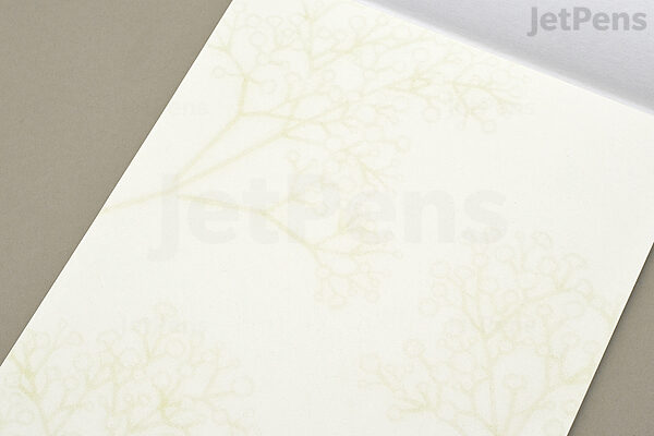 Gypsophila Baby's-breath Watermark Letter Pad | A5 Blank Gypsophila Baby's-breath Watermark Letter Pad | A5 Blank