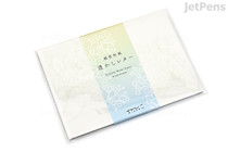 Midori Watermark Envelopes - Western No. 2 - Gypsophila - Pack of 6 - MIDORI 20580006 Midori Watermark Envelopes - Western No. 2 - Gypsophila - Pack of 6 - MIDORI 20580006