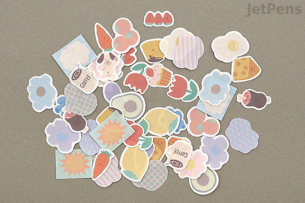 Mark's Masté Writable Flake Stickers - Daily Life | JetPens