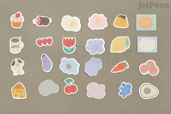 Mark's Masté Writable Flake Stickers - Daily Life | JetPens