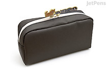 Lihit Lab Cat's Daily Routine Box Pen Case - Large - Charcoal Black - LIHIT LAB A-2224-24 Lihit Lab Cat's Daily Routine Box Pen Case - Large - Charcoal Black - LIHIT LAB A-2224-24