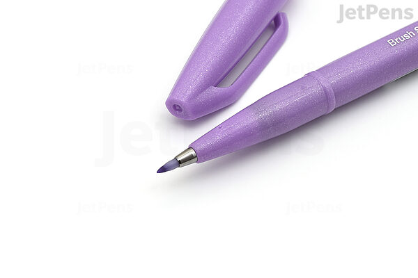 Pentel Fude Touch Brush Sign Pen Blue Violet
