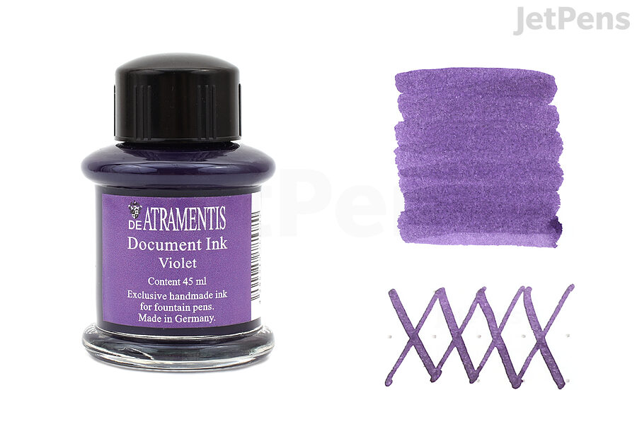De Atramentis Document Violet is the best fast-drying purple ink.