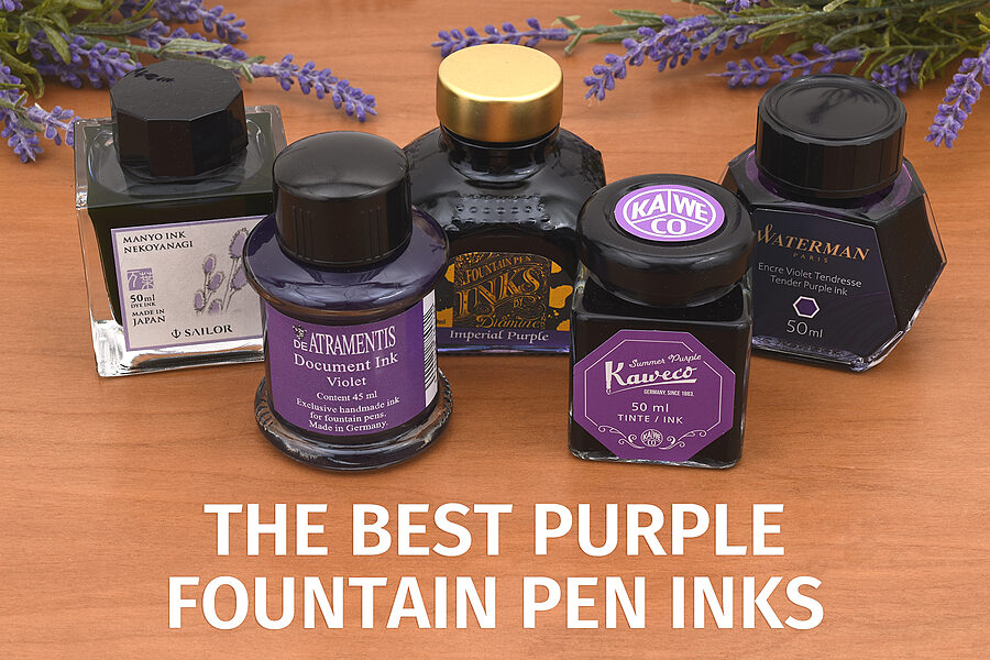 Scrapbook Customs Dark Purple and Light Purple Watercolor Paper