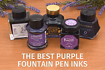 The Best Purple Fountain Pen Inks The Best Purple Fountain Pen Inks