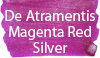 De Atramentis Pearlescent Magenta Red Silver
