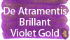 De Atramentis Pearlescent Brillant Violet Gold