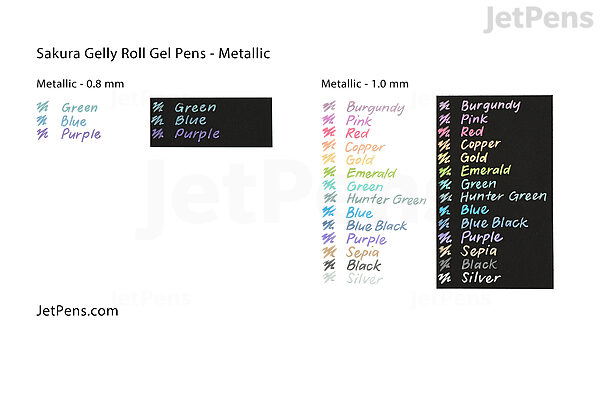 Meteor Jelly Roll Stardust Pens