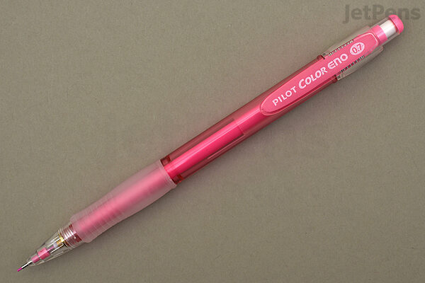 Pilot Color Eno Erasable Mechanical Pencil - 0.7 mm - Pink Body - Pink Lead