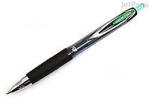 Uni-ball Signo 207 Gel Pen - 0.7 mm - Black Body - Green Ink - UNI-BALL UMN-207SF GREEN