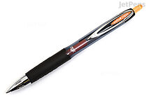 Uni-ball Signo 207 Gel Pen - 0.7 mm - Black Body - Orange Ink - UNI-BALL UMN-207SF ORANGE