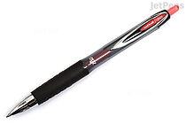Uni-ball Signo 207 Gel Pen - 0.7 mm - Black Body - Red Ink - UNI-BALL UMN-207SF RED