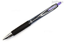 Uni-ball Signo 207 Gel Pen - 0.7 mm - Black Body - Violet Ink - UNI-BALL UMN-207SF VIOLET