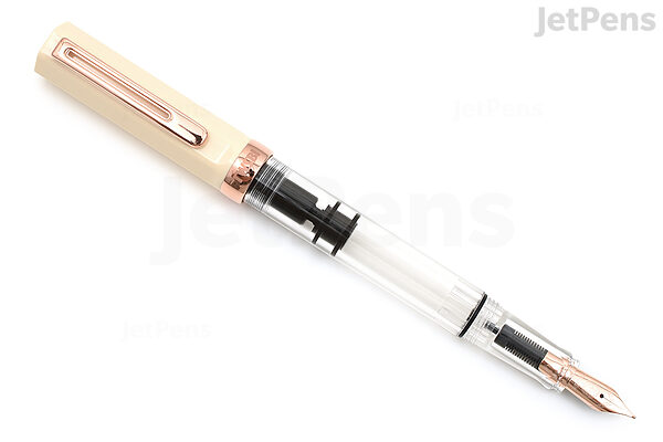 TWSBI Eco Fountain Pen - Creme w/ Rosegold - Medium